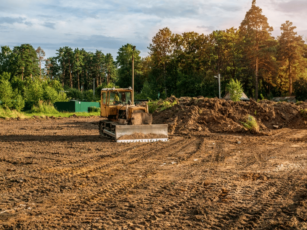View dozer & excavator services project in Conroe