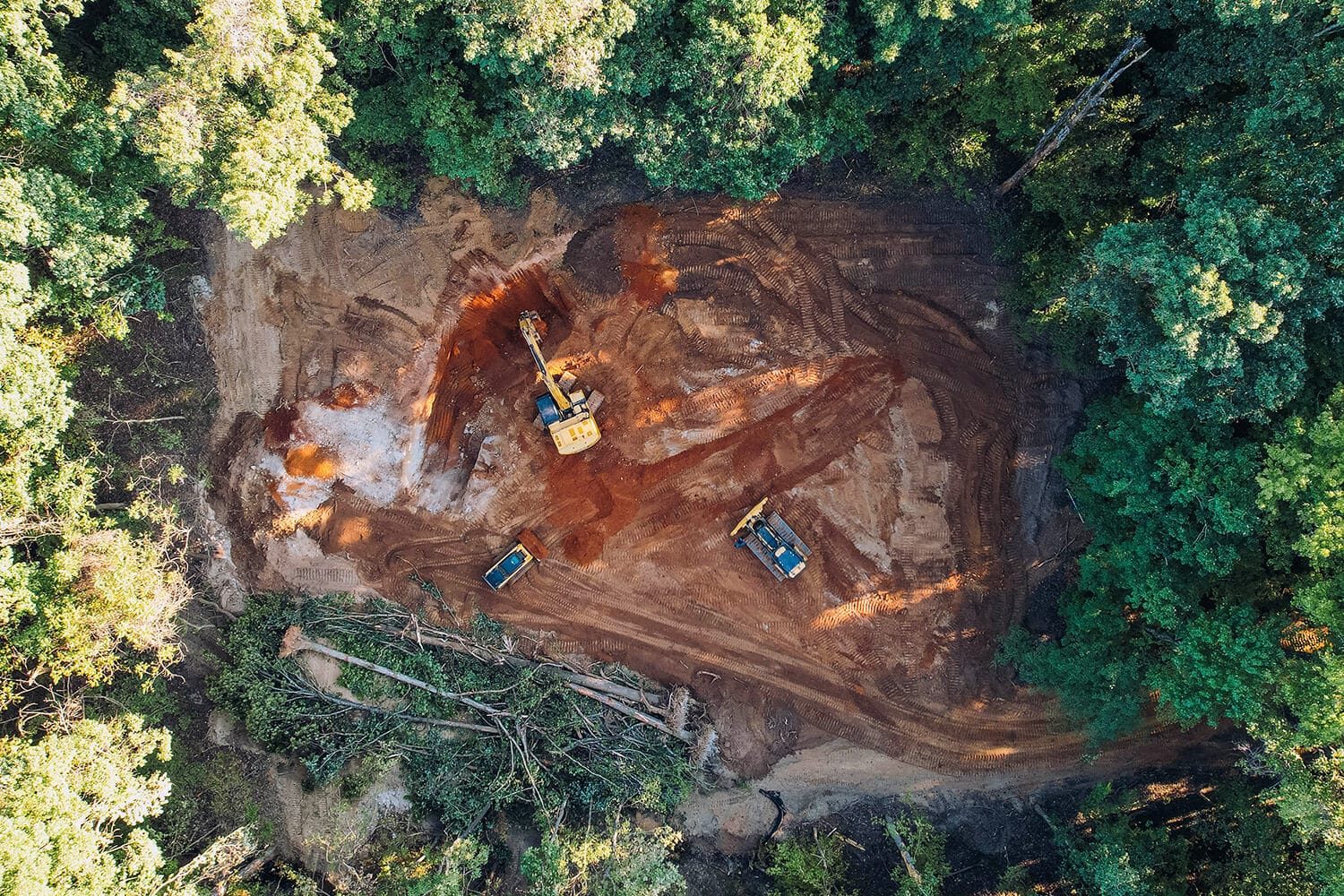 View erosion control project in Conroe