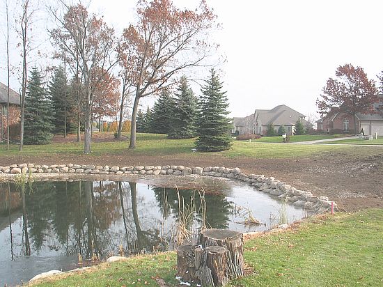 Pond Construction example 1